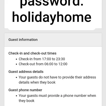 منزل للإقامة Holiday Rooms *